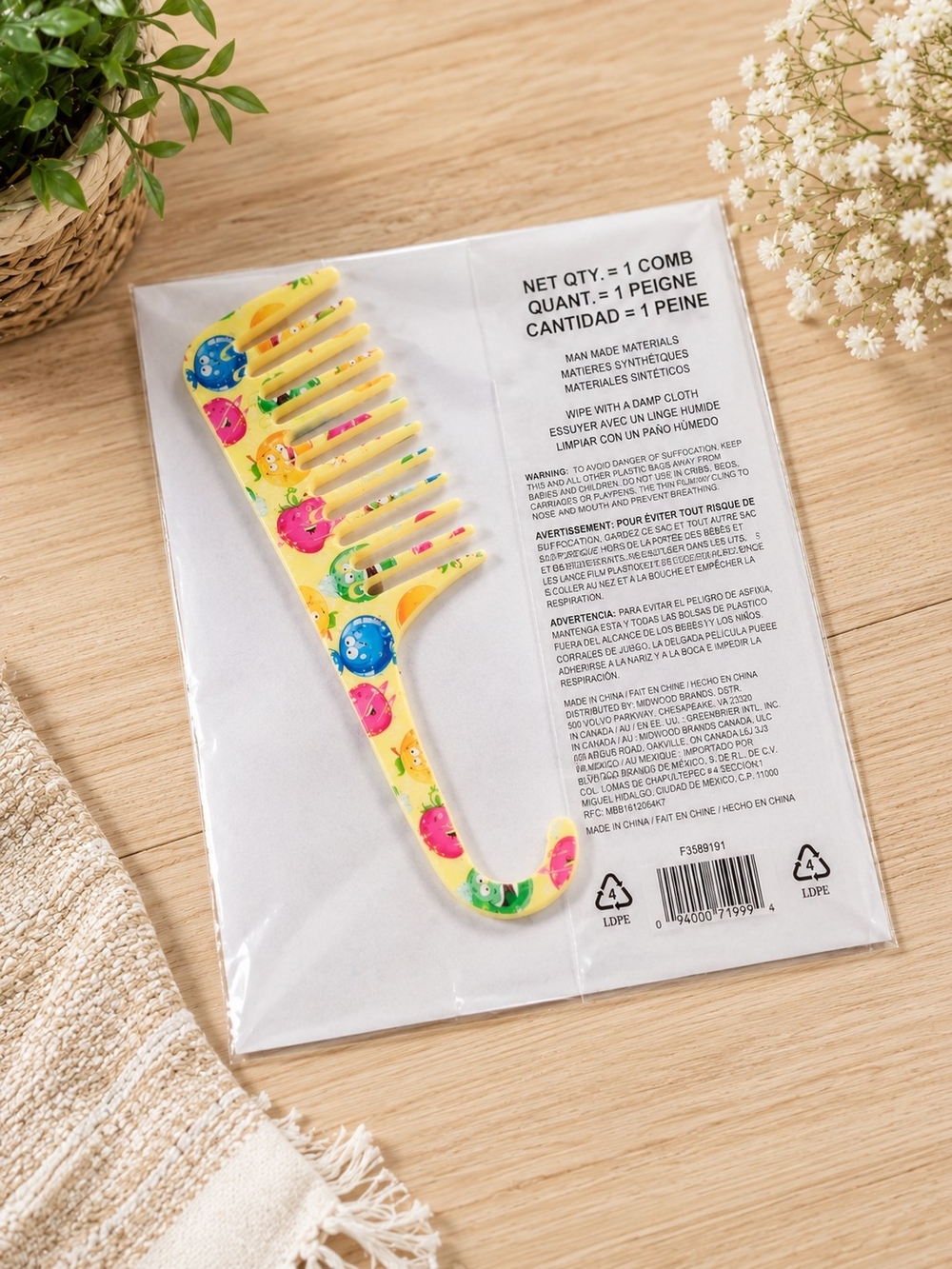 Brand New Kids Detangling Comb 🌈✨